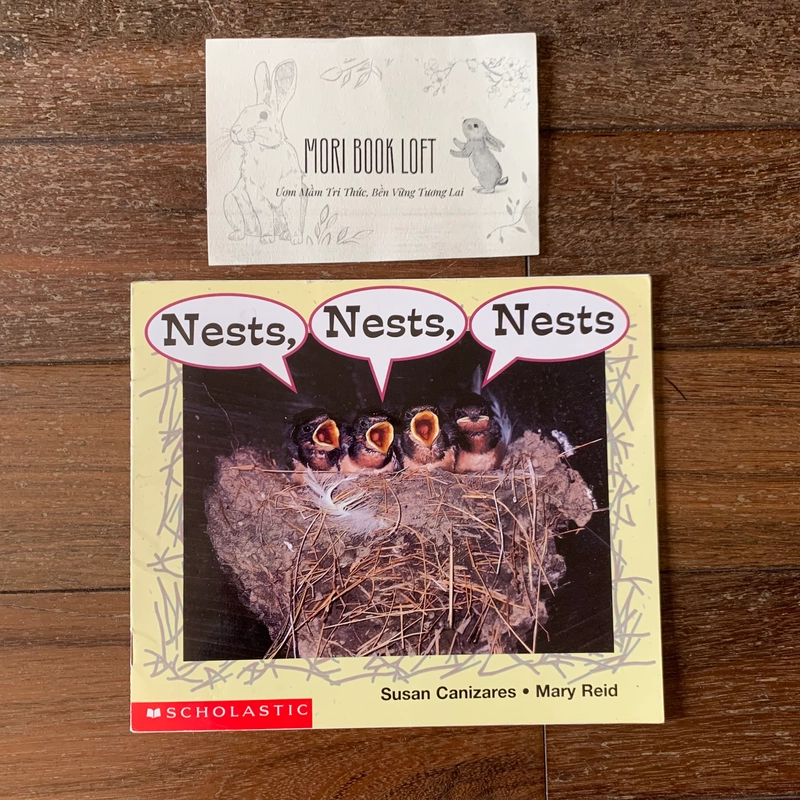 Combo 3c tập đọc Science Emergent Readers: Coral Reef; Desert; Nests, Nests, Nests, Used 477815