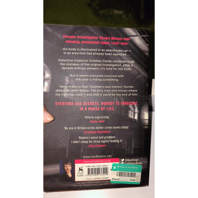 IN A HOUSE OF LIES - IAN RANKIN (Number one Bestseller) 524788