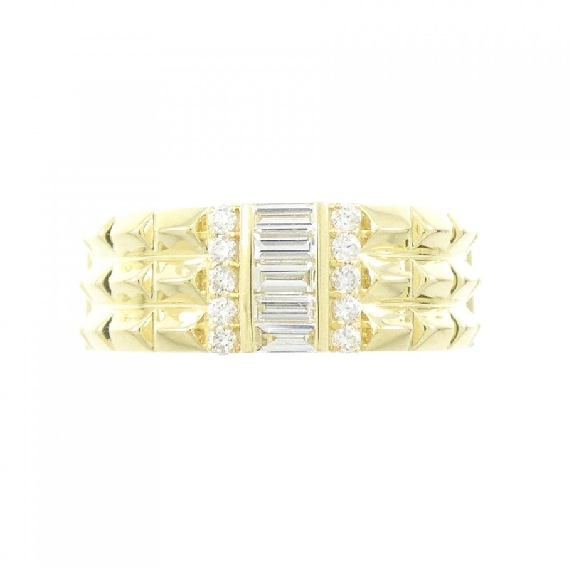 【Sản phẩm mới】Nhẫn kim cương K18YG 0.45CT 667966