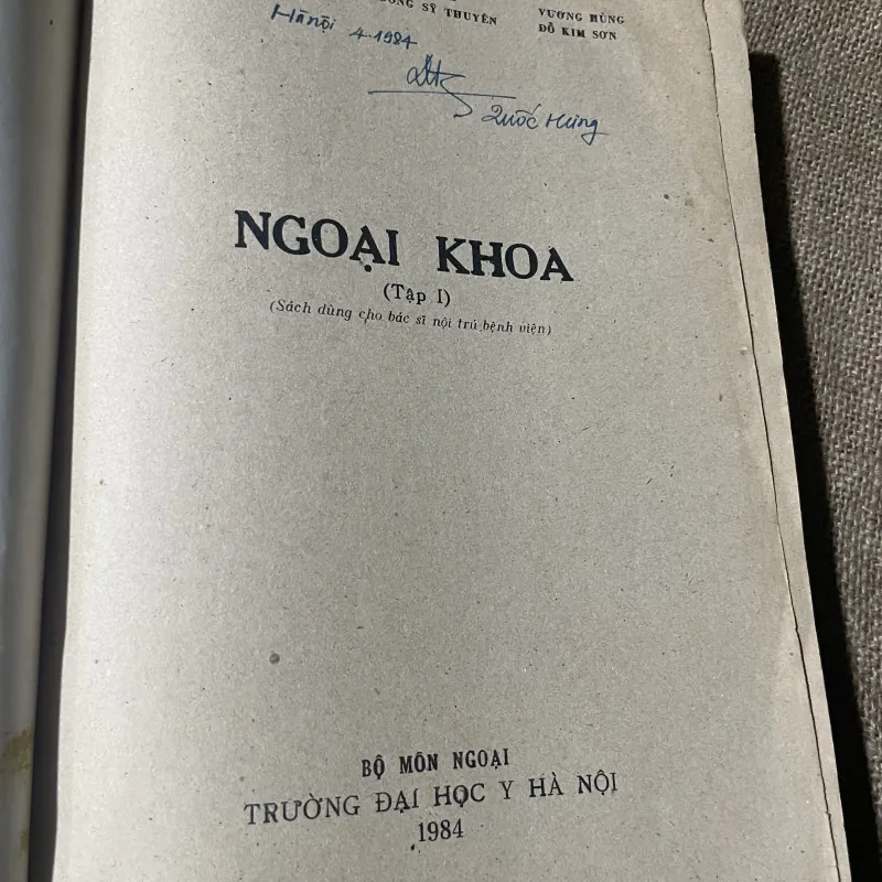 NGOẠI KHOA - 300 trang, khổ lớn  750215