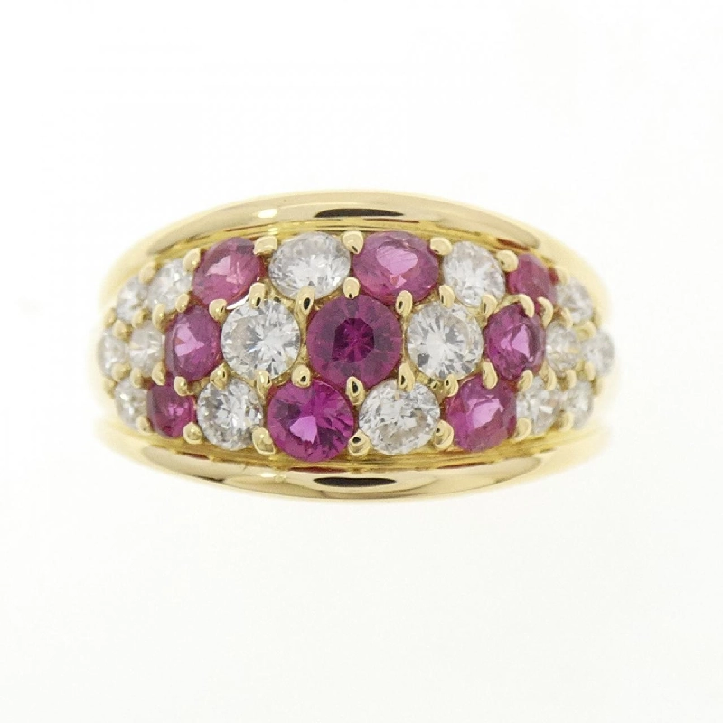 Nhẫn Ruby K18YG 0.72CT - Hàng hiệu Chính hãng 853862