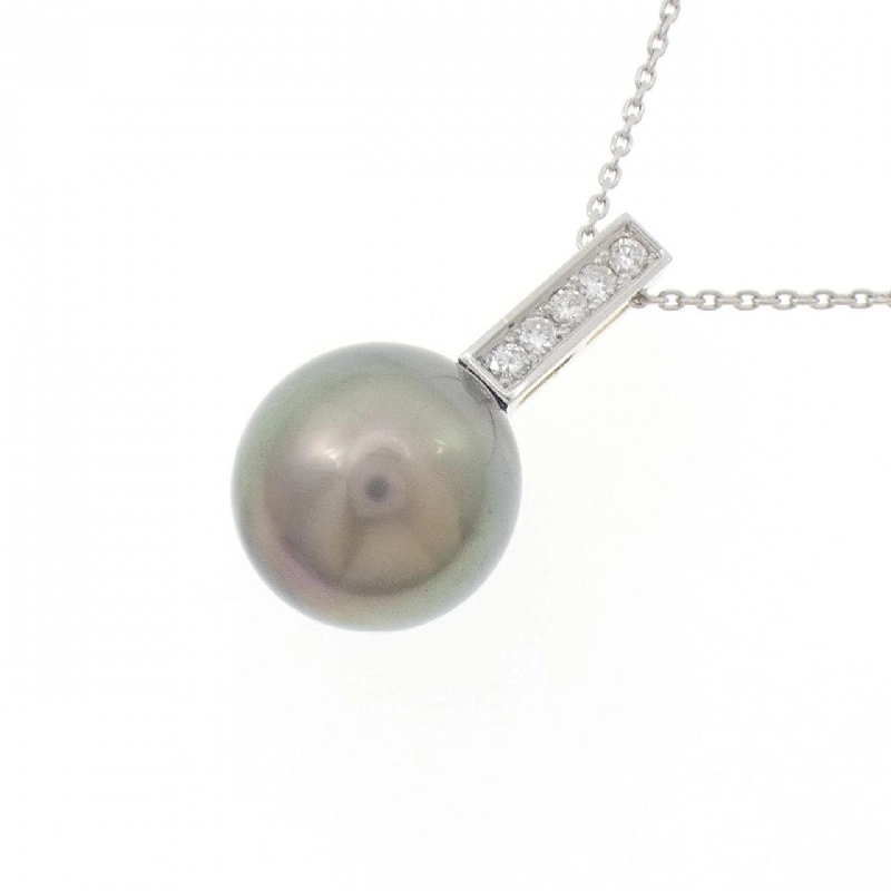 PT900/K18YG/PT850 Ngọc trai đen dây chuyền 13.4mm - Hàng hiệu Authentic 856299