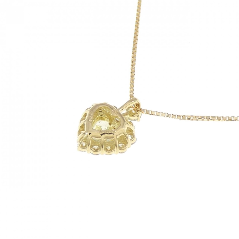 K18YG Dây chuyền hình trái tim kim cương 0.30CT - Hàng hiệu Chính hãng 860182