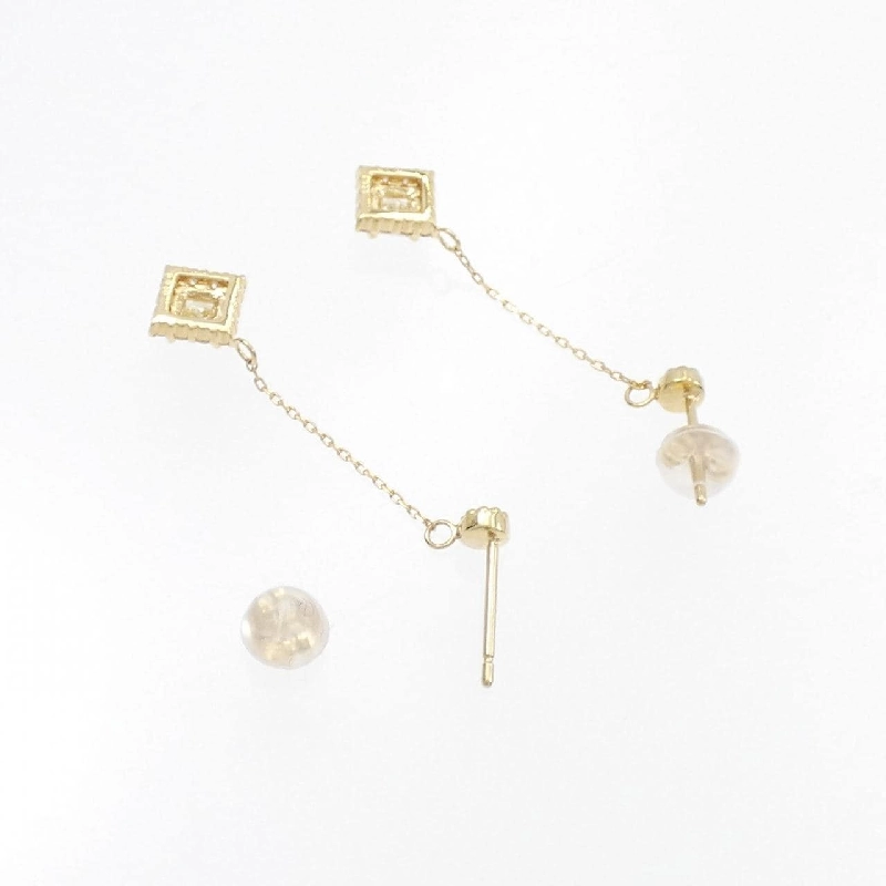 K18YG Bông tai Kim cương 0.55CT - Hàng hiệu Chính hãng 871232