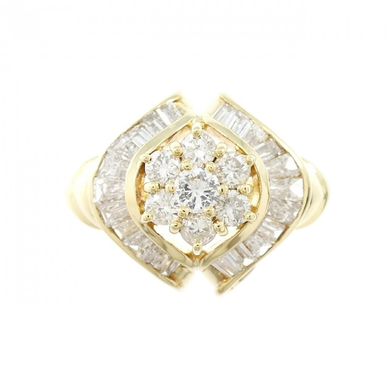 Nhẫn kim cương 750YG 1.12CT - Hàng hiệu Authentic 852700