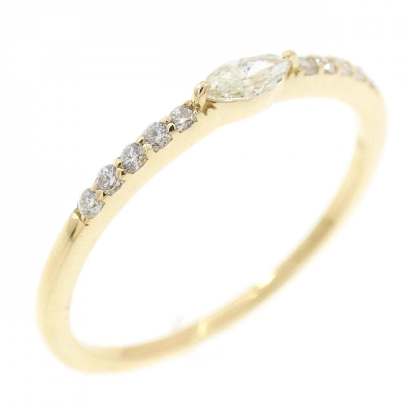 【Sản phẩm mới】Nhẫn kim cương K18YG 0.15CT 669645