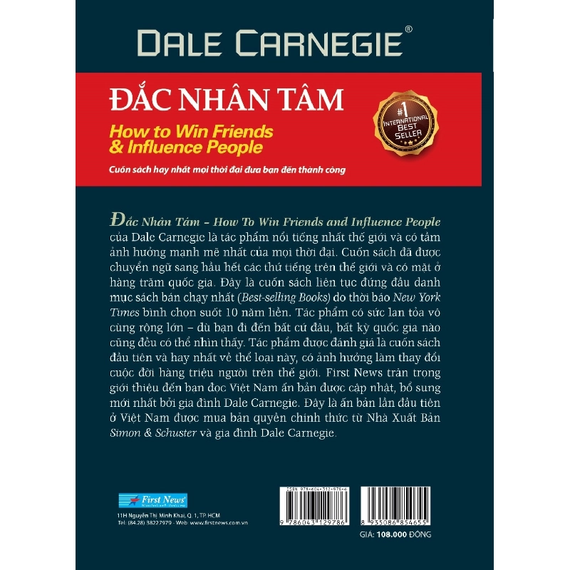 Đắc Nhân Tâm (Bìa Cứng) - Dale Carnegie 293346