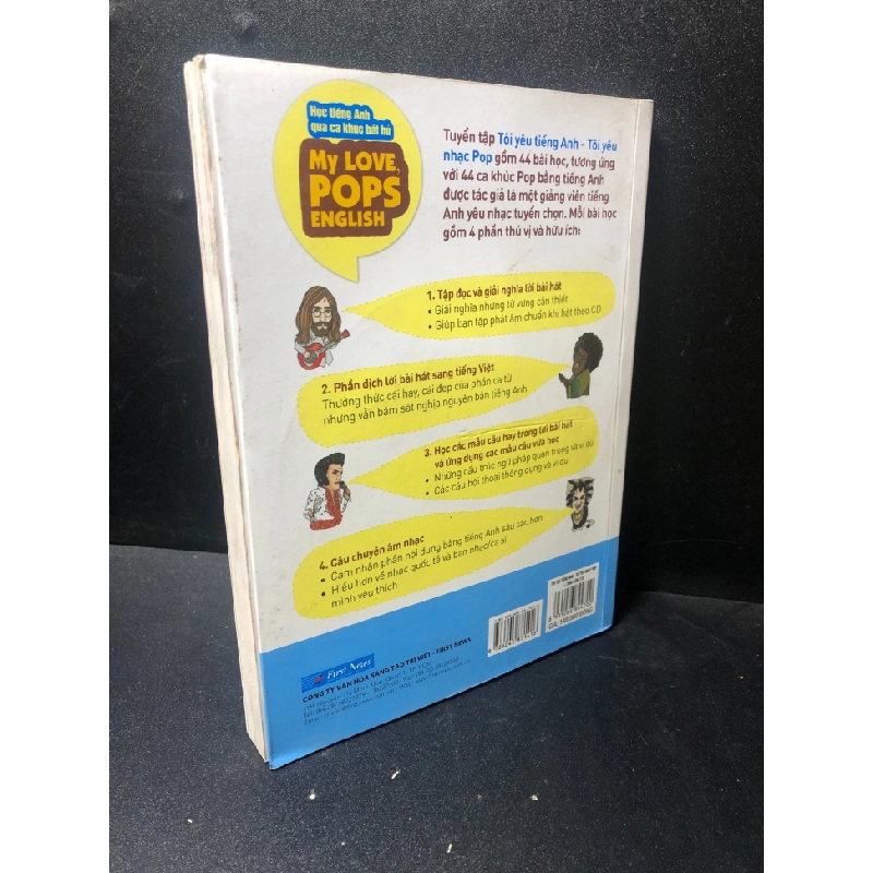 [Phiên Chợ Sách Cũ] Học tiếng anh qua ca khúc bất hủ My love, Pops English (Kèm đĩa CD) 2018 mới 85% 2303 417410