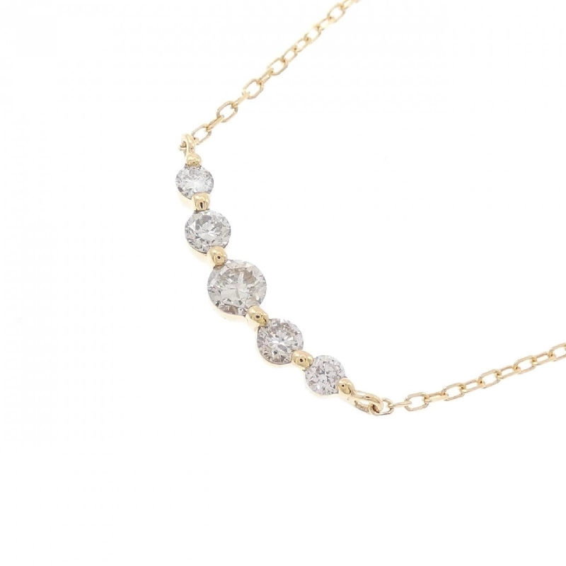 Dây chuyền kim cương K18YG 0.30CT - Hàng hiệu Chính hãng 862210