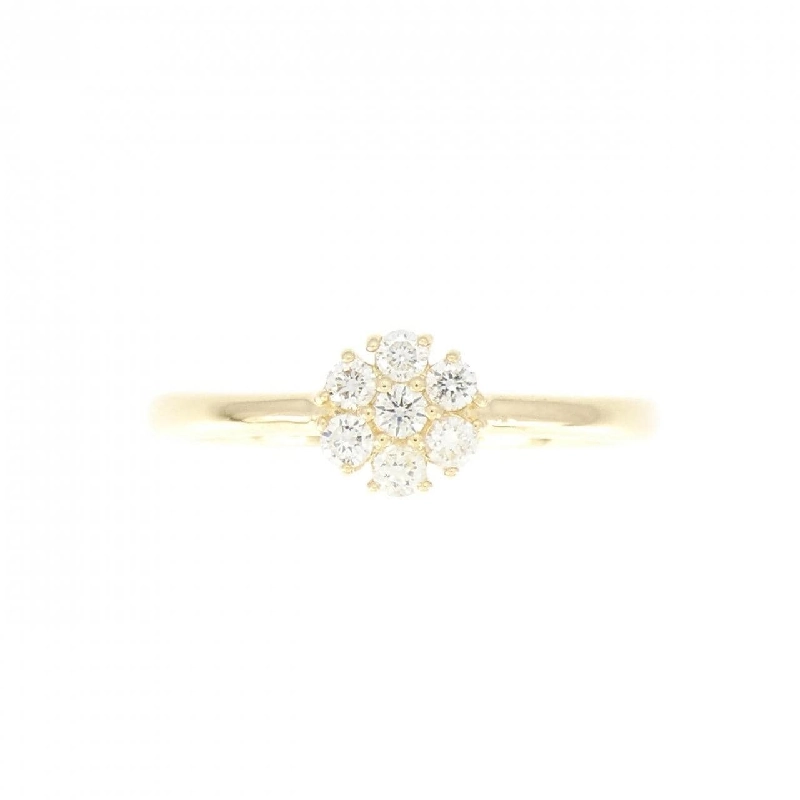Nhẫn kim cương hoa K18YG 0.15CT - Hàng hiệu Authentic 856294