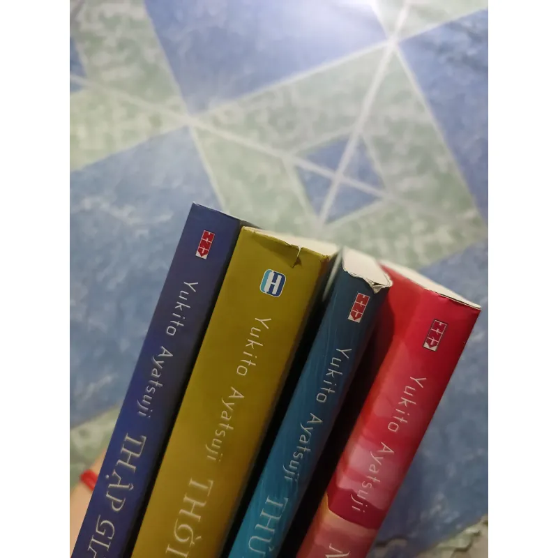 combo 4 cuốn tiểu thuyết trinh thám của Yukito Ayatsuji 1004488