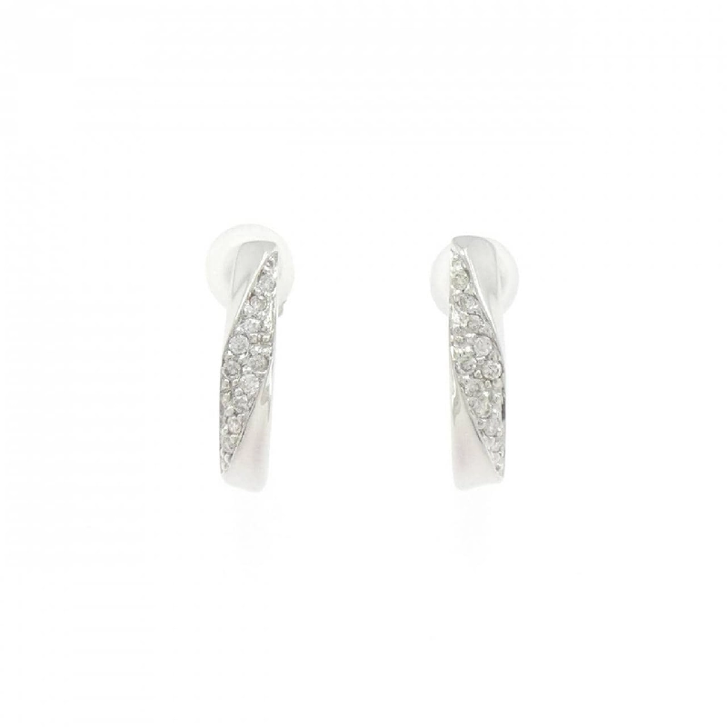 K18WG Bông tai kim cương - Hàng hiệu Chính hãng 871524