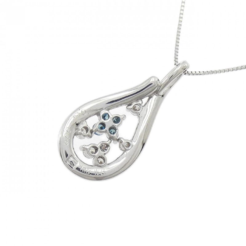 K18WG Hoa Hồng Kim Cương Dây Chuyền 0.08CT - Hàng hiệu Chính hãng 859720