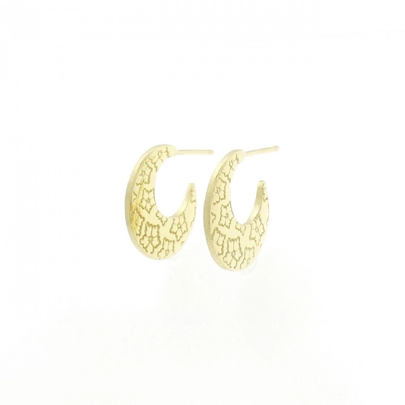 Bông tai hoa 750YG - Hàng hiệu Authentic 872923