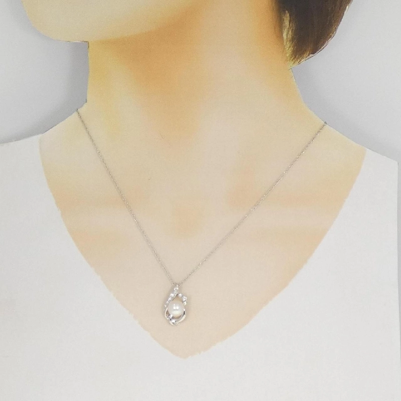 Dây chuyền ngọc trai Akoya 8mm PT900/PT850 - Hàng hiệu Authentic 857633