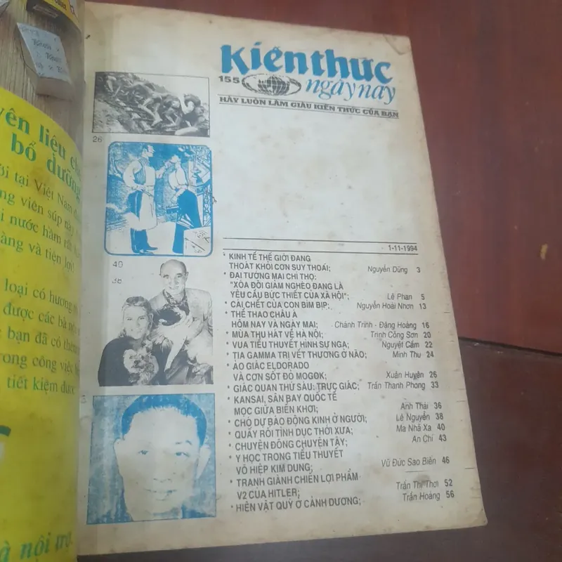 KIẾN THỨC NGÀY NAY số 155 ngày 1-11-1994 674916