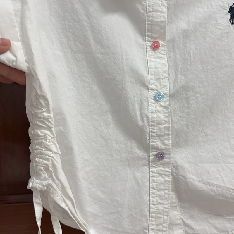 Áo sơ mi rút dây hông 740953