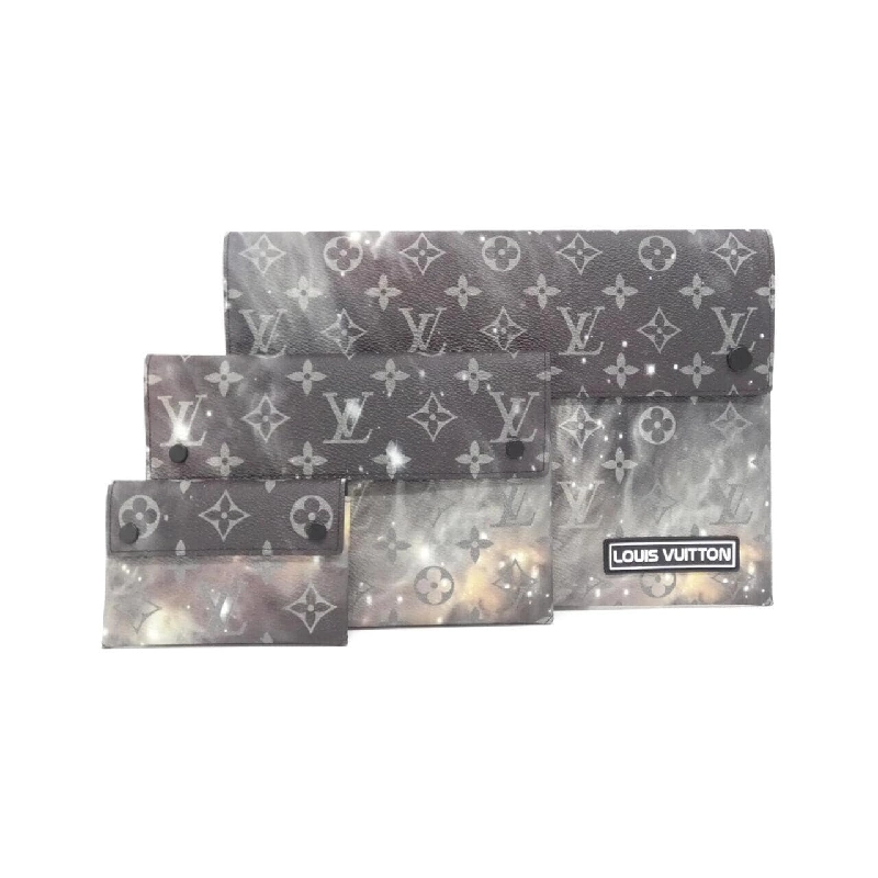 Túi đeo chéo Louis Vuitton Monogram Galaxy Triple Pouch M44177 623174