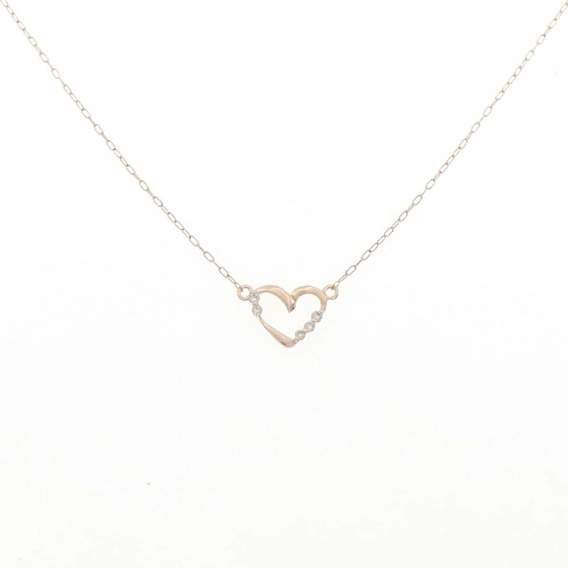 K10PG Dây chuyền kim cương hình trái tim 0.03CT - Hàng hiệu Chính hãng 857547