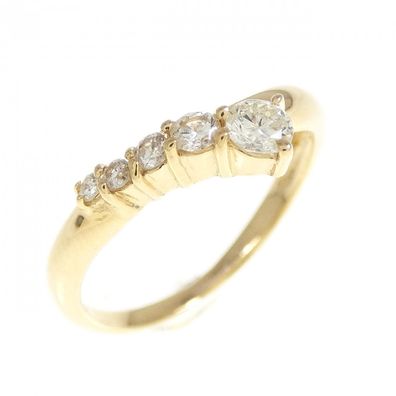 Nhẫn kim cương K18YG 0.25CT 671550