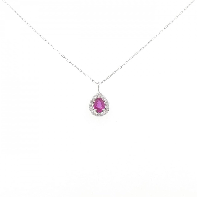 Dây chuyền ruby PT900 0.18CT - Hàng hiệu chính hãng 859059