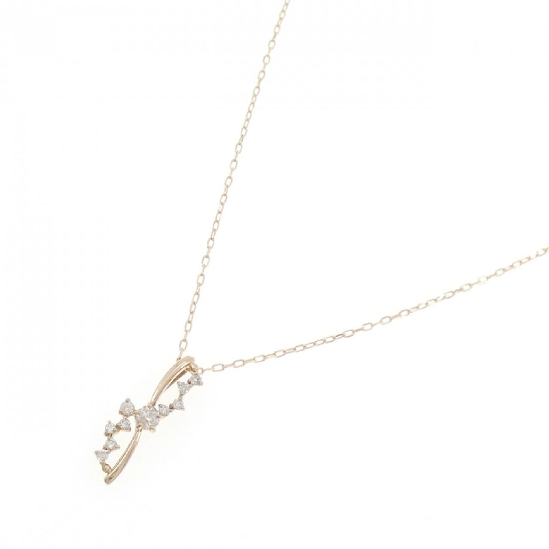 K18PG Dây chuyền kim cương 0.20CT - Hàng hiệu Chính hãng 859338