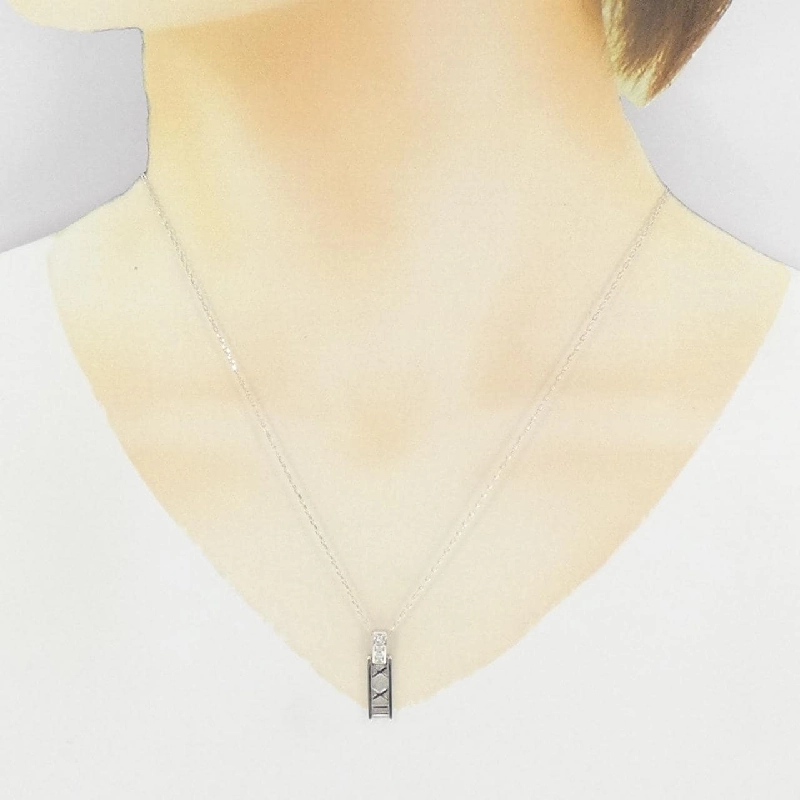 K18WG Dây chuyền kim cương 0.06CT - Hàng hiệu Chính hãng 860239