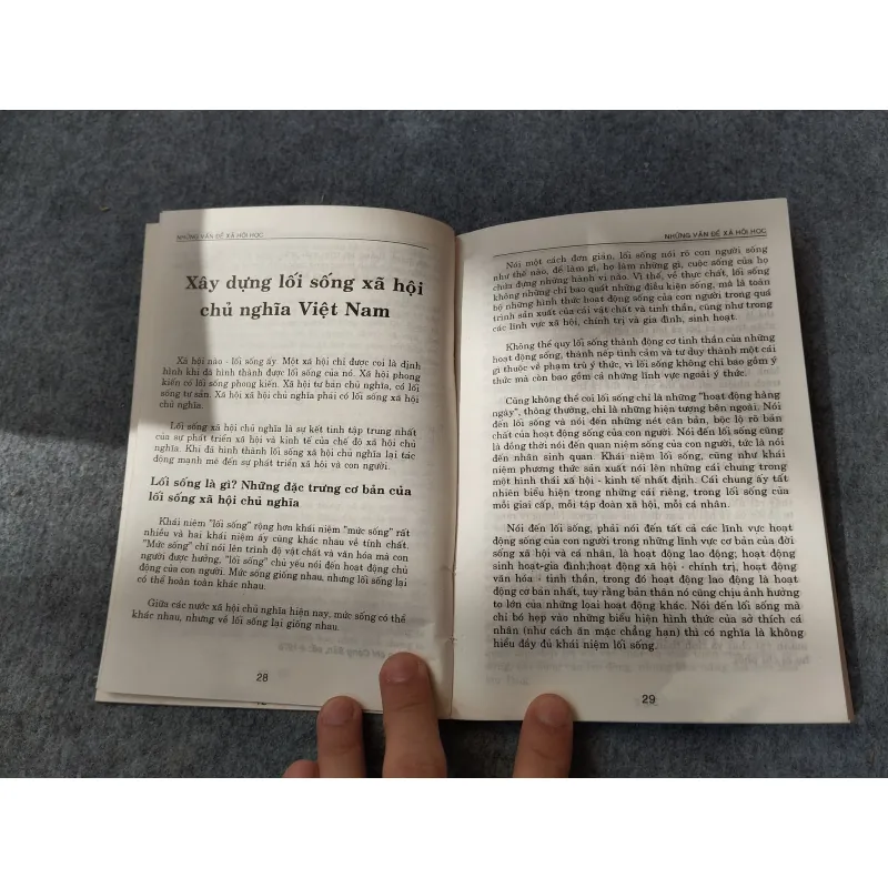 NHỮNG VẤN ĐỀ XÃ HỘI HỌC 720012