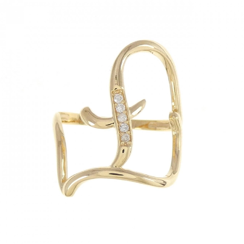 Nhẫn kim cương K18YG 0.04CT 673113