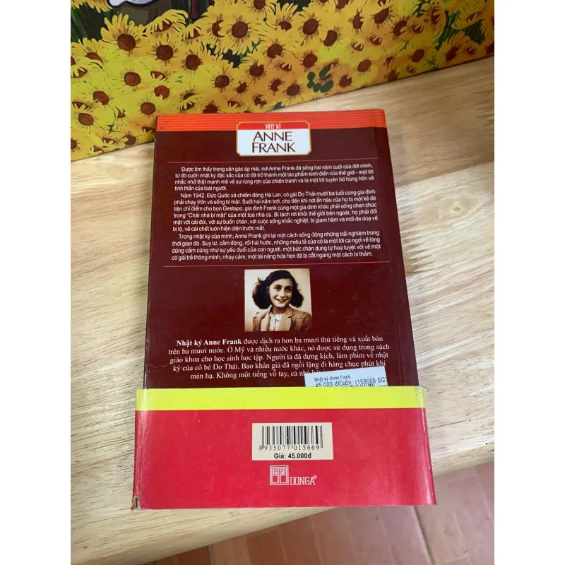 Nhật Ký Anne Frank (Đông A) Sách Có Obi 927574