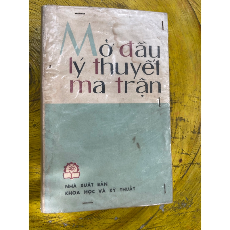 MỞ ĐẦU LÝ THUYẾT MA TRẬN- R BELLMAN 544512