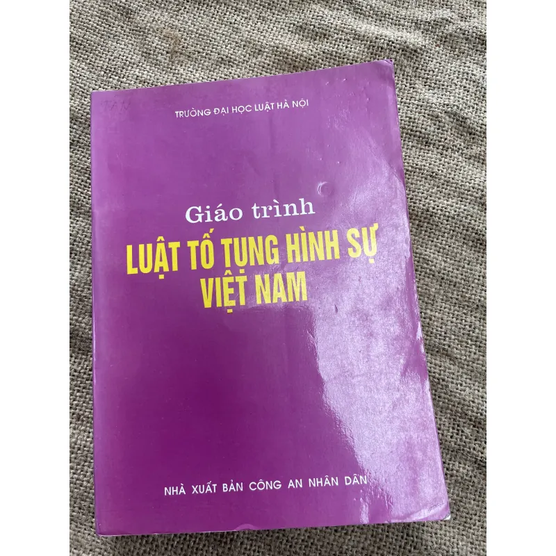 Giáo trình luật tố tụng hình sự Việt Nam 937450