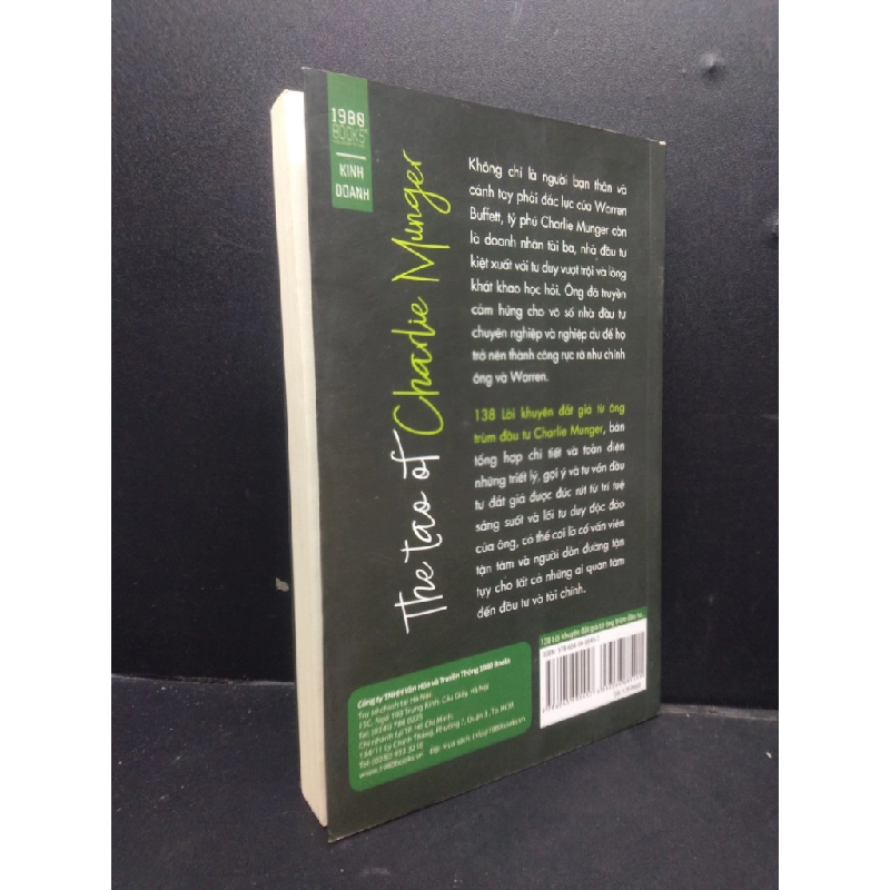 138 Lời Khuyên Đắt Giá Từ Ông Trùm Đầu Tư Charlie Munger mới 80% ố nhẹ 2018 HCM2405 David Clark SÁCH KỸ NĂNG Oreka-Blogmeo 154949