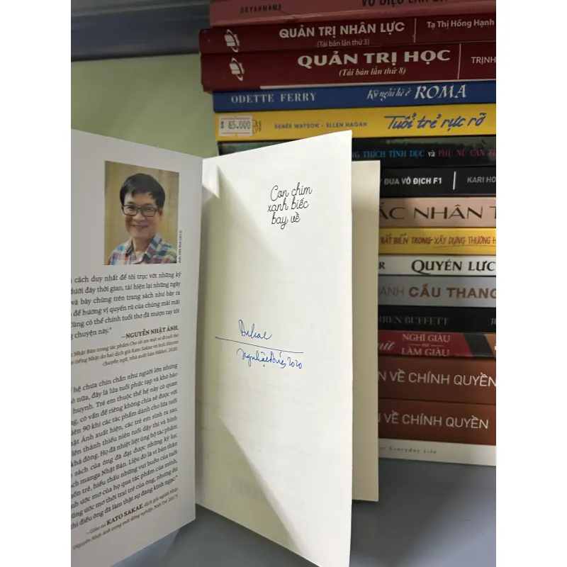 Con chim xanh biếc bay về (có chữ ký tác giả) 790373