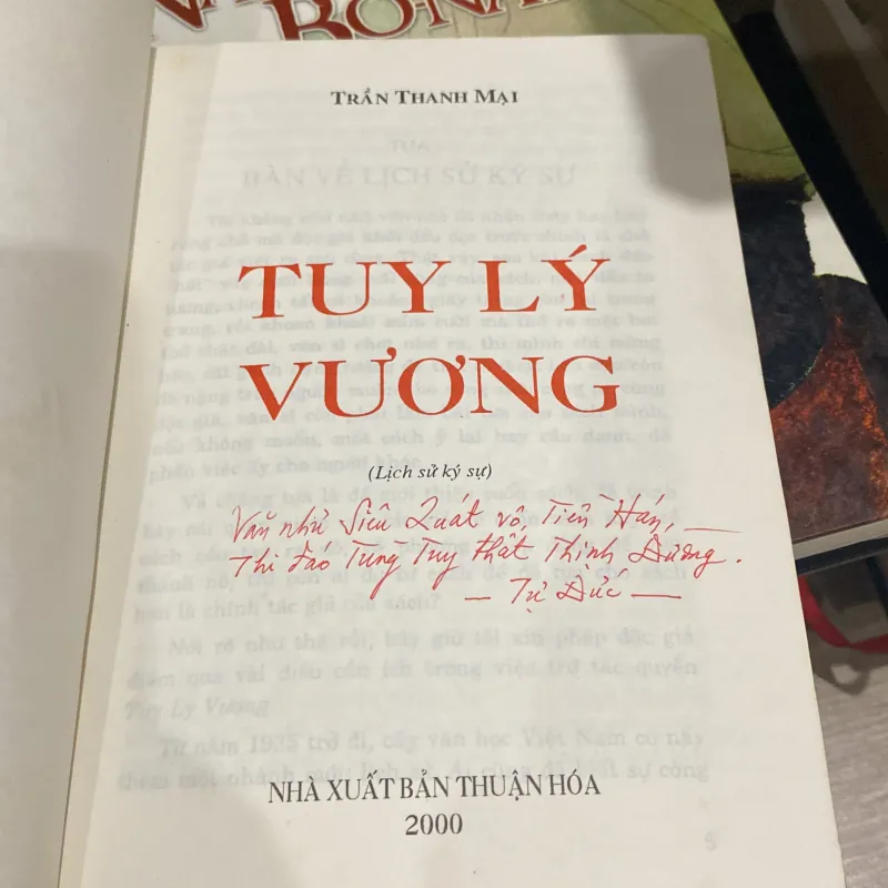 TUY LÝ VƯƠNG, LỊCH SỬ KÝ SỰ (XB 2000) 995889