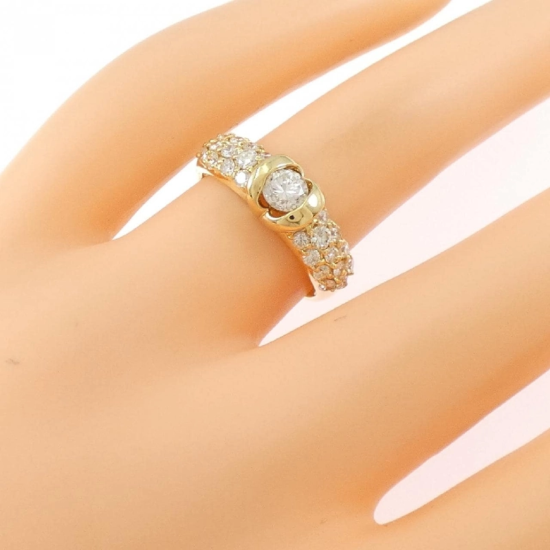 Nhẫn kim cương K18YG 0.33CT - Hàng hiệu chính hãng 851311