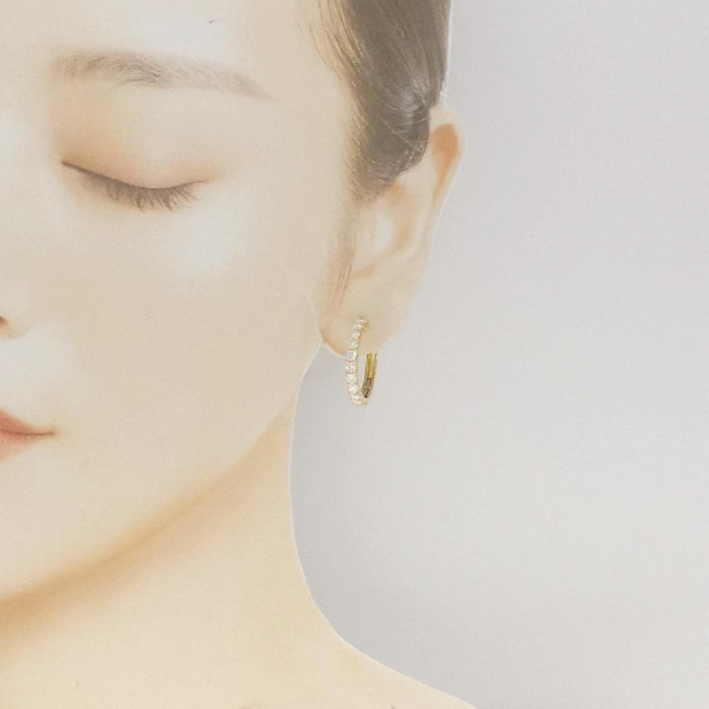 Khuyên tai kim cương K18YG - 2.032CT - Hàng hiệu Chính hãng 873130