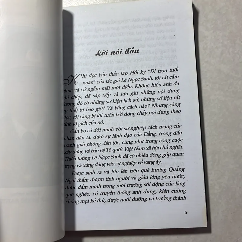 Đi trọn tuổi xuân - Thiếu tướng Lê Ngọc Sanh 757192