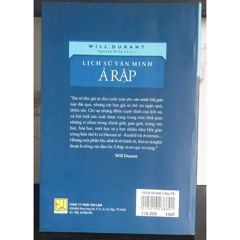 Lịch Sử Văn Minh Ả Rập - Nguyễn Hiến Lê dịch 716627