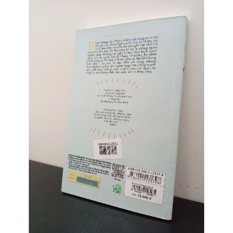 Trời Ơi, Tôi Chẳng Nhớ Gì Cả Nora Ephron New 95% HCM.ASB2802 910762