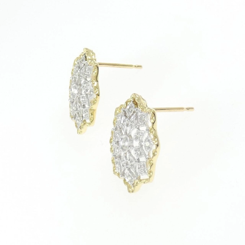 K18YG/K18WG Bông tai kim cương - Hàng hiệu Authentic 868721