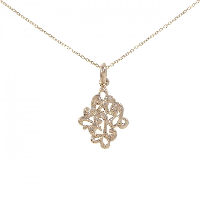 K18YG Dây chuyền kim cương 0.05CT - Hàng hiệu Chính hãng 860989