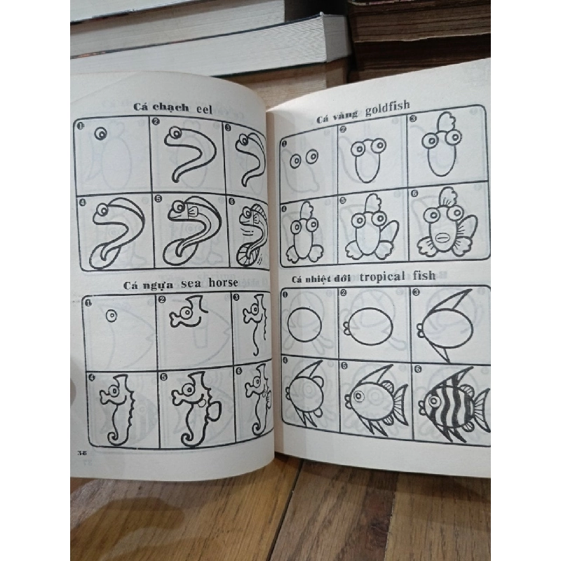 Phương pháp vẽ hình đơn giản: Vẽ hình các loài cá - Thiên Thanh 760605