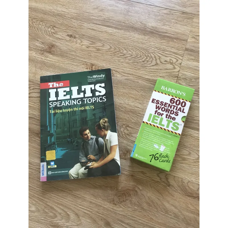 Sách luyện thi nói Ielts & Thẻ từ điển 600 từ Ielts 992805