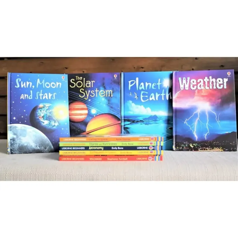 Sách khoa học  - Usborne Beginners Science - bộ 10 cuốn bìa mềm hộp cứng + File nghe Mp3 740579