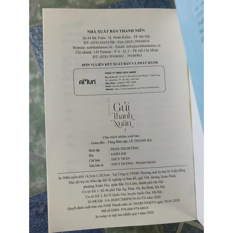 Gửi thanh xuân ( 2 tập) - Tân Di Ổ 933569