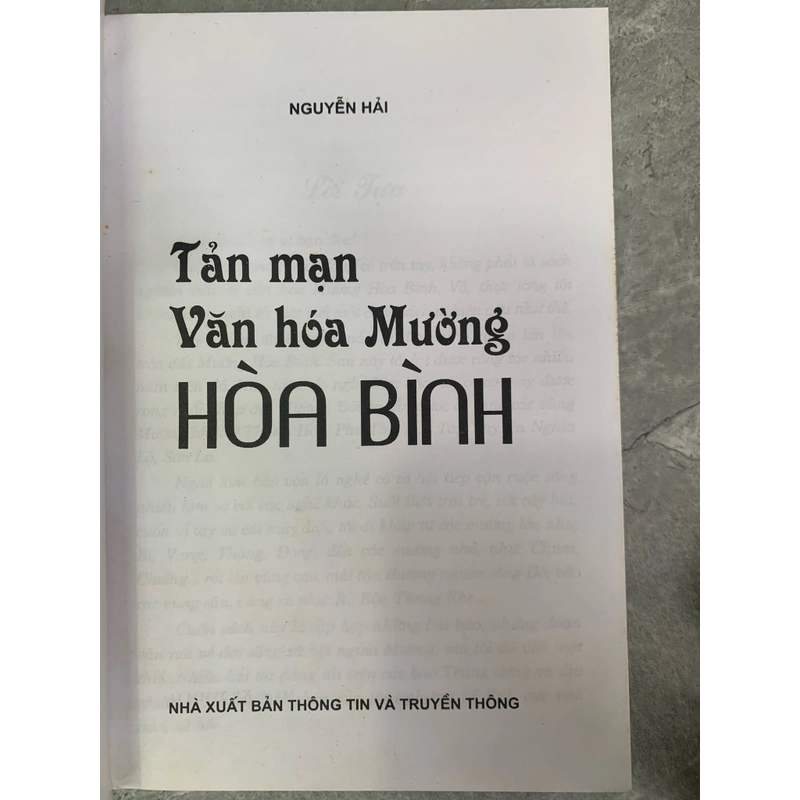 Tản mạn văn hóa Mường Hoà Bình  304801