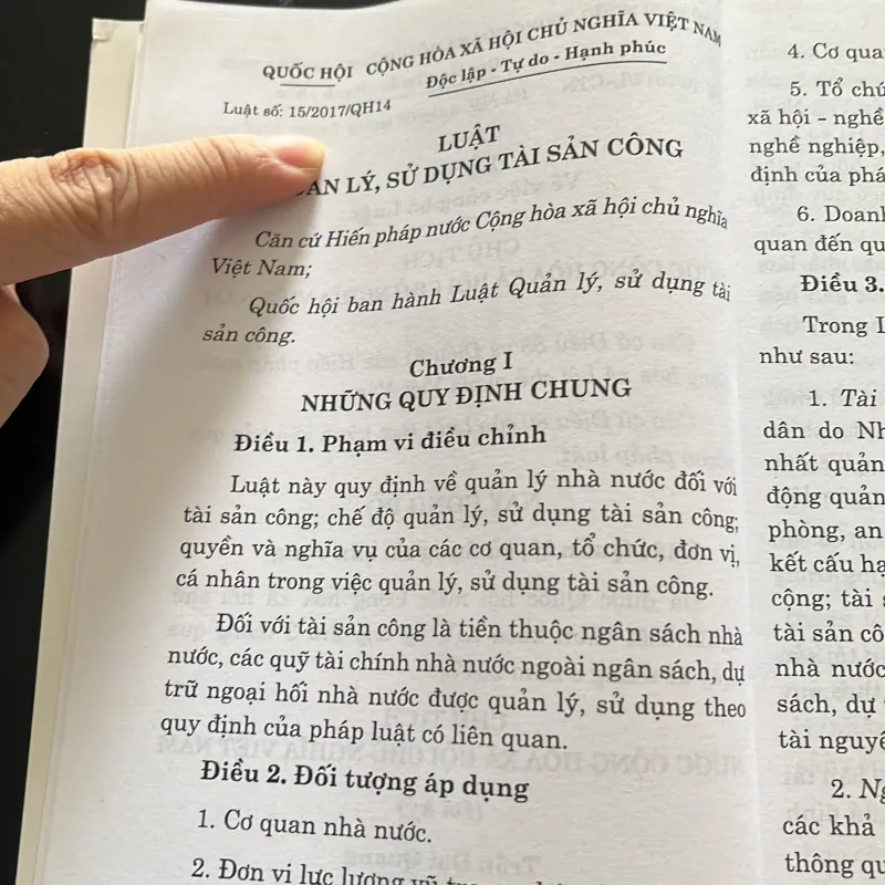Luật Quản lý sử dụng tài sản công 2017 1029295