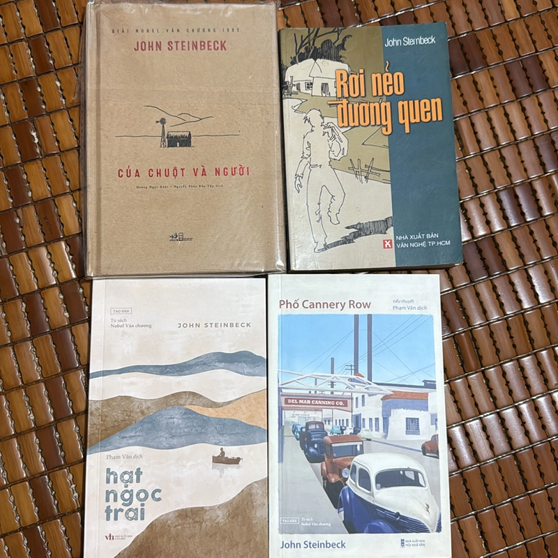 Những nẻo đường quen , Phố Canney Row, Hạt ngọc trai, của chuột và người John Steinbeck 537166