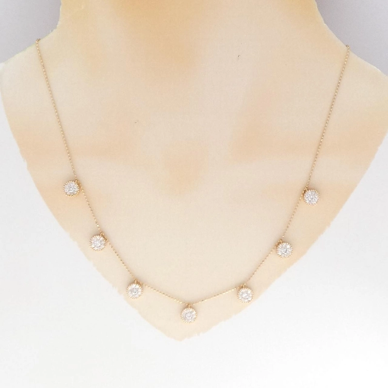 K18PG Dây chuyền kim cương 1.40CT - Hàng hiệu Chính hãng 861154